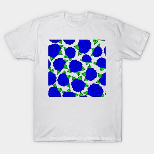 Dark Blue Roses T-Shirt